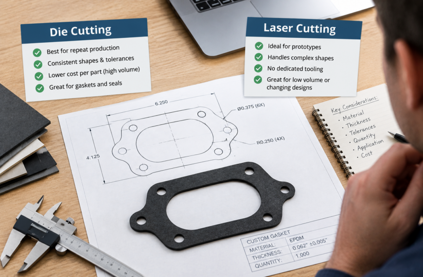 Decide between laser and die cutting